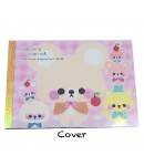 Japanese Memo Pad 4 Patterns 120 sheets Cute Animal