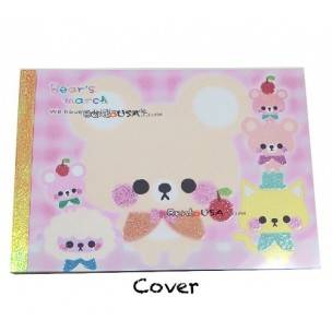 Japanese Memo Pad 4 Patterns 120 sheets Cute Animal Japanese Memo Pad 4 Patterns 120 sheets Cute Animal