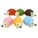 Cute Japanese Eraser Set Collectible Hedgehog 6 pcs 