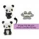 Cute Japanese Eraser Set Collectible Panda Cute Japanese Eraser Set Collectible Panda