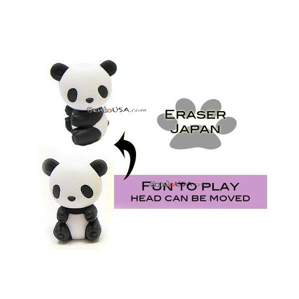 Cute Japanese Eraser Set Collectible Panda Cute Japanese Eraser Set Collectible Panda