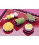 Cute Japanese Eraser Set Collectible Japanese Dessert 6 pcs 