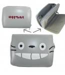 My Neighbor Tonari no Totoro Wallet with Zipper Grey