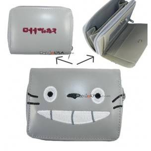 My Neighbor Tonari no Totoro Wallet with Zipper Grey My Neighbor Tonari no Totoro Wallet with Zipper Grey