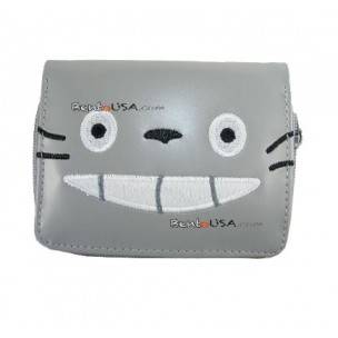My Neighbor Tonari no Totoro Wallet with Zipper Grey My Neighbor Tonari no Totoro Wallet with Zipper Grey