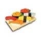 Cute Japanese Eraser Set Collectible Sushi 7 pcs