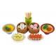 Cute Japanese Eraser Set Collectible Chinese Food 7 pcs 