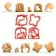 Food Sandwich Cutter set of 4 Animal Shapes
