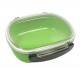 Japanese Microwavable 1 Tier Bento Box Lunch Box Oval Green 