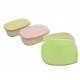 Microwavable Japanese Mini Food Container Great for Dressing with Lid 3 Light Colors