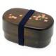 Japanese Microwavable Bento Box Gorgeous Woodgrain Sakura 