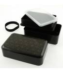 Japanese Bento Box Lunch Box Set Black Gold