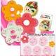 Decorative Bento Cutter Ham Cheese Cutter Set 15 Facial Expression