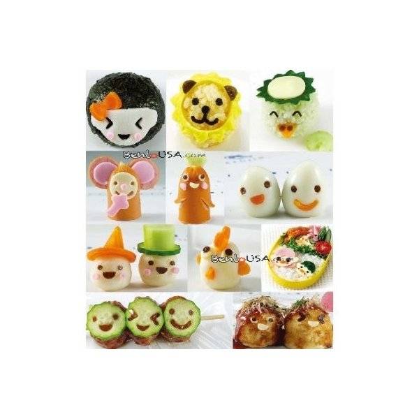Decorative Bento Cutter Ham Cheese Cutter Set 15 Facial Decorative Bento Cutter Ham Cheese Cutter Set 15 Facial