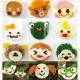 Decorative Bento Cutter Ham Cheese Cutter Set 15 Facial Expression