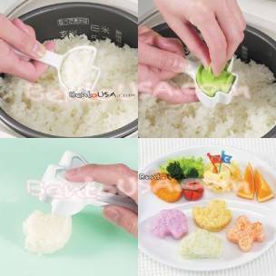 Bento Rice Mold Onigiri Mould 4 Shapes for Boy Bento Rice Mold Onigiri Mould 4 Shapes for Boy