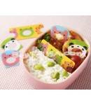 Microwavable Bento Baran Food Partition Sheet Set 12 pcs