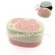 Japanese 2 tier Bento Lunch Box with Strap Rabbit