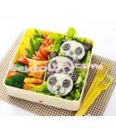 Panda sushi roll mold