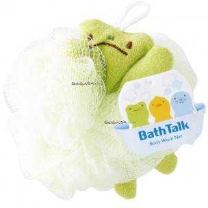 Cute Animal Body Net Bath Sponge - Frog