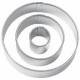 Bento Decoration Ham Cheese Cookie Cutter Round Cut Out