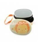 Japanese 2 tier Bento Lunch Box with Strap Monkey