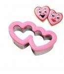 Bento Decoration Accessories Cookie Cutter Double Heart