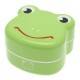 Japanese Bento Box 2 tier Lunch Box with Strap Frog Face
