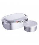Finest Stainless Steel Bento Lunch Box 2 Containers