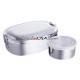 Finest Stainless Steel Bento Lunch Box 2 Containers