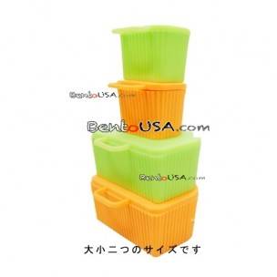 Microwavable Bento Silicone Food Cup with Lid for dressing