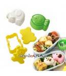 Japanese Bento Decoration Animal Shaped Rice Mold 3 Designs