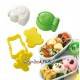 Japanese Bento Decoration Animal Shaped Rice Mold 3 Designs