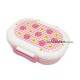 Microwavable Japanese Kids Bento Lunch Box Fruit Pink Strawberry