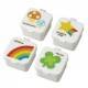 Japanese Bento Box Accessories Sauce Container set of 4 Mayo Cup Happy