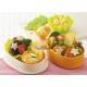 Silicone Microwavable Bento Baran and Food Cup Lettuce Leaf  12 pcs