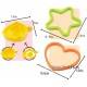 Bento Silicone Cooking Mold Deluxe set with Yolk Spoon