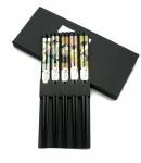 Japanese Bento Accessory Chopsticks 5 Pairs kafuh Set 