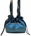 Japanese Bento Cloth Bag for bento box lunch box - blue dragonfly