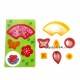 Japanese Bento Decoration Ham Cheese Cutter Set 7pcs with Baran