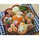 Japanese Bento Decoration Vegetable Cutter Set 7pcs with Baran