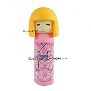 Cute Japanese Eraser Collectible Kokeshi Doll Pink Cute Japanese Eraser Collectible Kokeshi Doll Pink