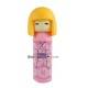 Cute Japanese Eraser Collectible Kokeshi Doll Pink