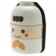 Japanese Bento Box 2 tier Lunch Box Kokeshi Set Chef