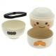 Japanese Bento Box 2 tier Lunch Box Kokeshi Set Chef
