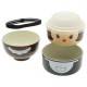 Japanese Bento Box 2 tier Lunch Box Kokeshi Set Maid