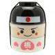 Japanese Bento Box 2 tier Lunch Box Kokeshi Set Momotaro