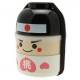 Japanese Bento Box 2 tier Lunch Box Kokeshi Set Momotaro