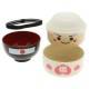 Japanese Bento Box 2 tier Lunch Box Kokeshi Set Momotaro
