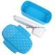 Japanese Microwavable Bento Lunch Box Polka Dot with Sections